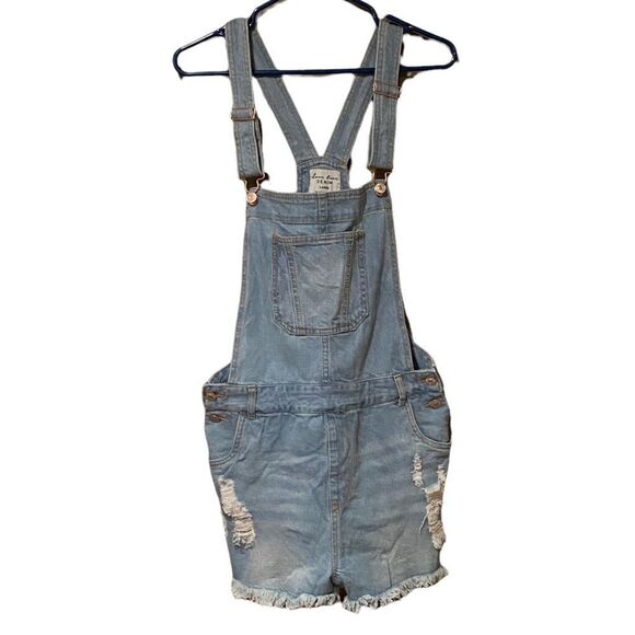 Love Tree Denim Overalls - Picture 1 of 12